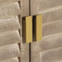 Rustika Rowe -  Sideboard 80x35x80 cm Solid Mango Wood and Cast Iron